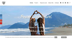 Desktop Screenshot of peace-love-travel.com